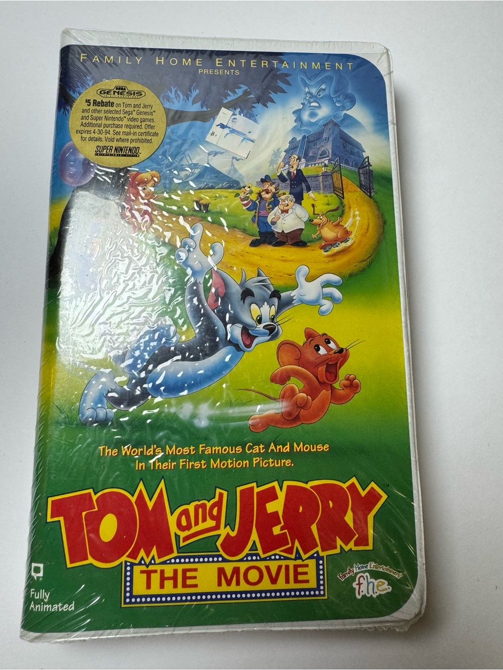 Tom and Jerry - The Movie VHS Clam Shell Case New Sealed